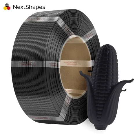 NextShapes 1kg PETG REFILL - Černá