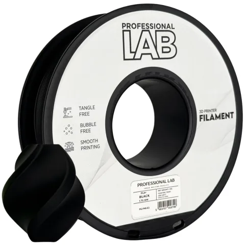 Professional Lab 1kg PLA+ - Black