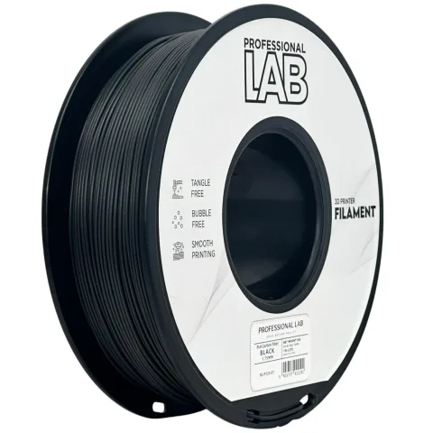 Professional Lab 1kg PLA Carbon Fiber - Black