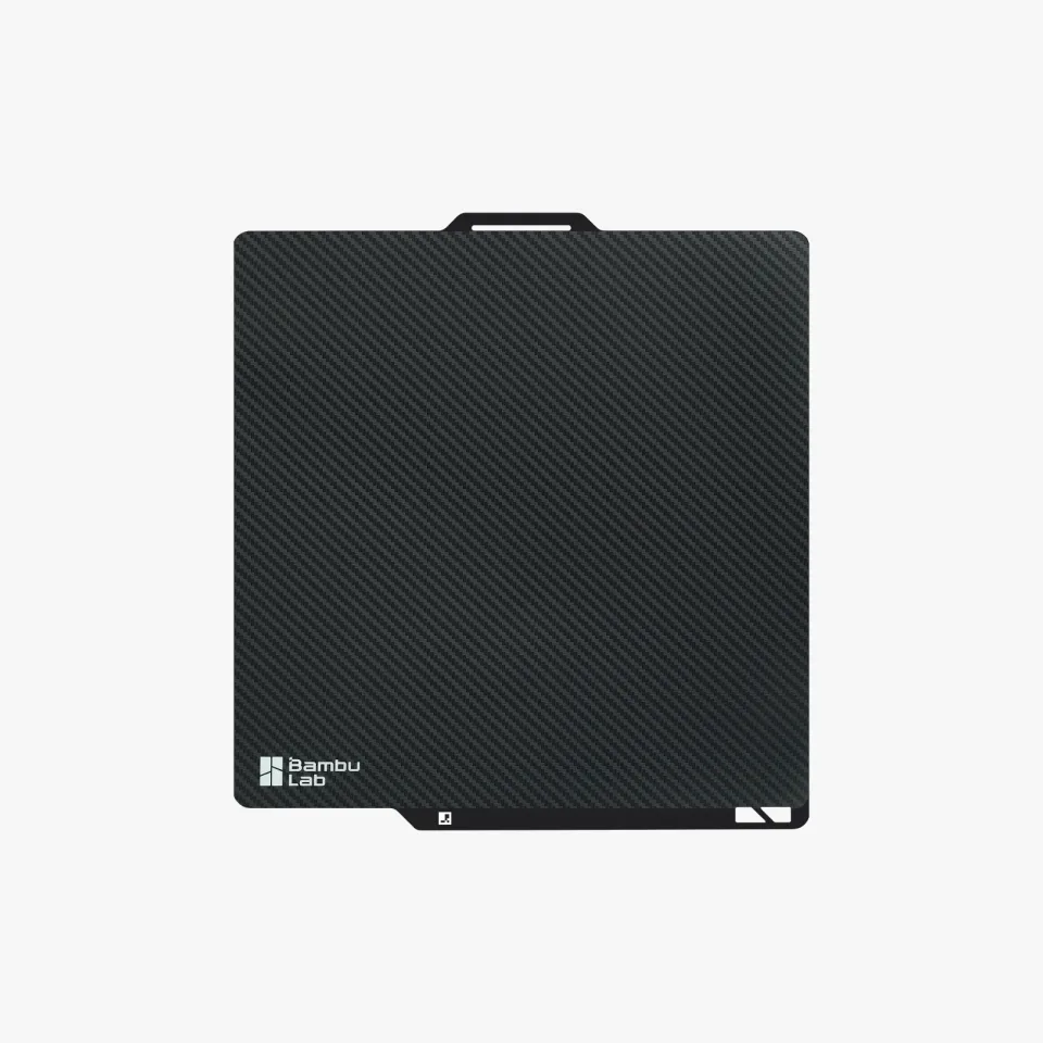Bambu 3D Effect Plate carbon fiber pro A1