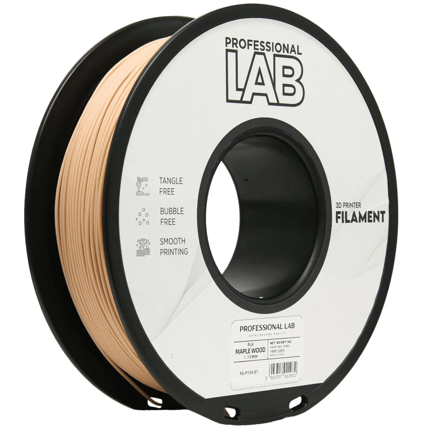 Professional Lab 1kg PLA Wood